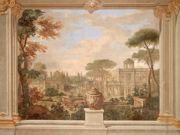obra Fresco of Rome landscape