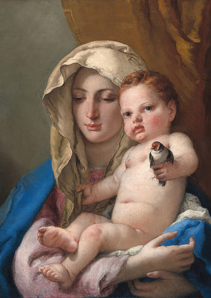obra Madonna of the goldfinch