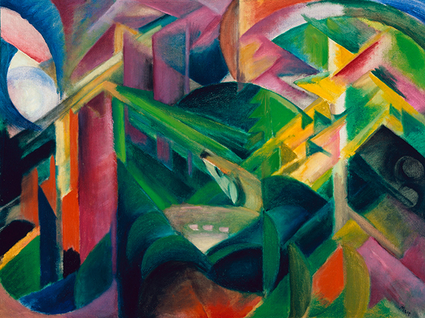 obra Deer in a Monastery Garden