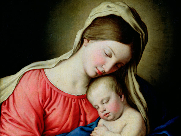 obra Beata Vergine con Bambino (detail)