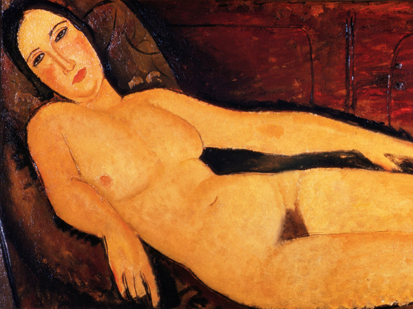 obra Nude on a Divan
