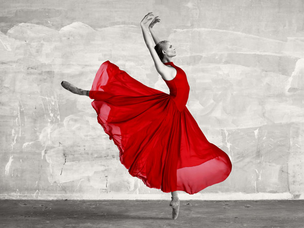obra Ballerina in Red