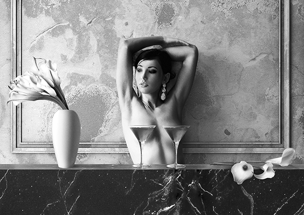 obra Cocktail for Two (BW)