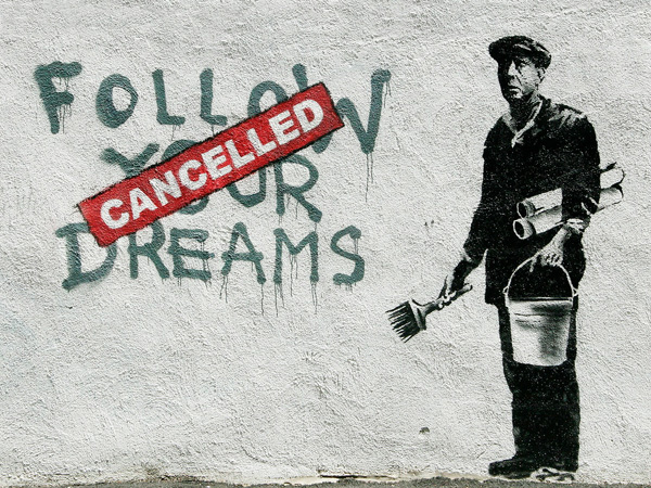 obra Essex Street, Boston (graffiti attributed to Banksy)