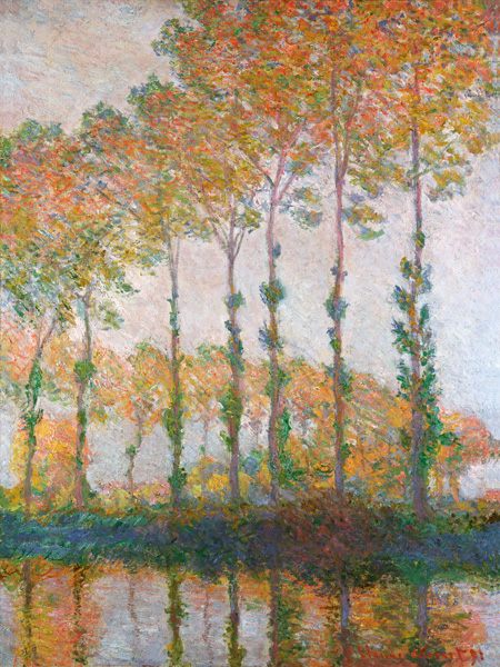 obra Poplars on the Banks of the l’Epte, Autumn