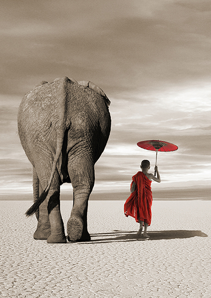 obra In the Plains (detail)