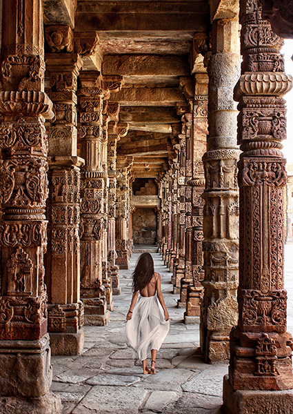obra At the Temple, India