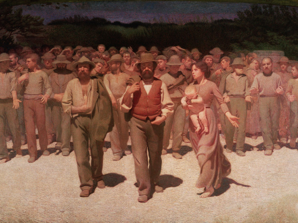 obra Il Quarto Stato (detail)